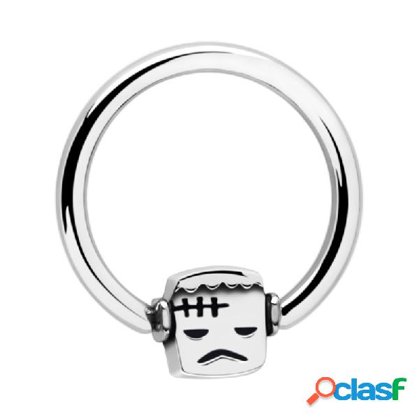 Ball closure ring (surgical steel, silver, shiny finish)