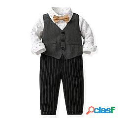 Bambino Da ragazzo Camicia e pantaloncini Completo 3 pezzi