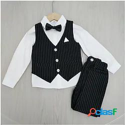 Bambino Da ragazzo Camicia e pantaloni Completo 4 pezzi