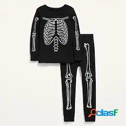 Bambino Da ragazzo Halloween Felpa e pantaloni Completo 2