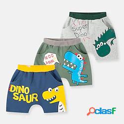 Bambino Da ragazzo Pantaloncini Verde Blu Grigio Dinosauro