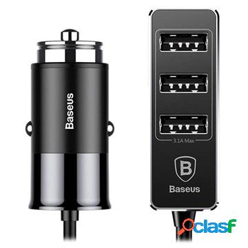 Baseus Enjoy Together Caricabatteria per auto - 4x USB, 5,5