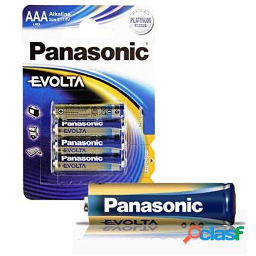 Batteria Panasonic Evolta AAA LR03EGE - 1,5V - 1x4