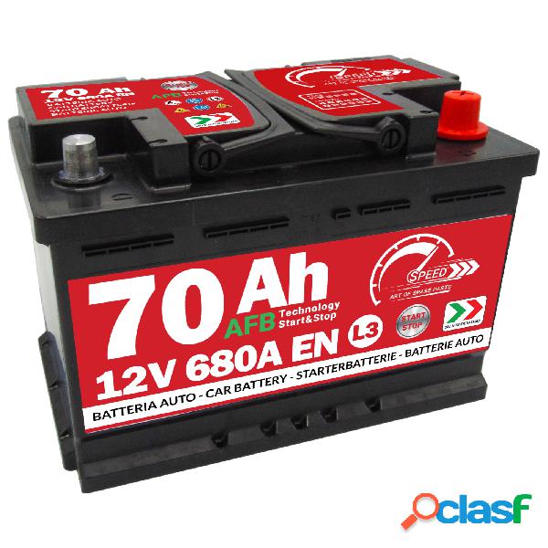 Batteria Speed 70Ah 680A Start-Stop AFB