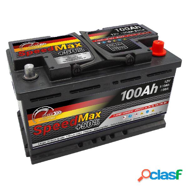 Batteria auto SPEED MAX L4100 100AH 850A 12V