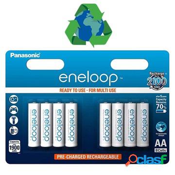 Batterie ricaricabili AAA Panasonic Eneloop BK-4MCCE/8BE -