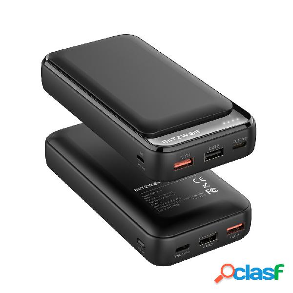 BlitzWolf® BW-P11 versione aggiornata 20000mAh 20W PD 18W