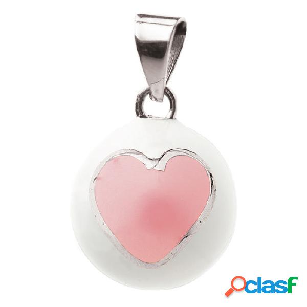 Bola chiama angeli gravidanza Fantasy Bianco cuore rosa