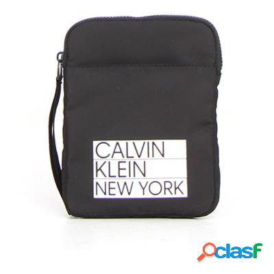CALVIN KLEIN FlatPack S Borsello - nero logo