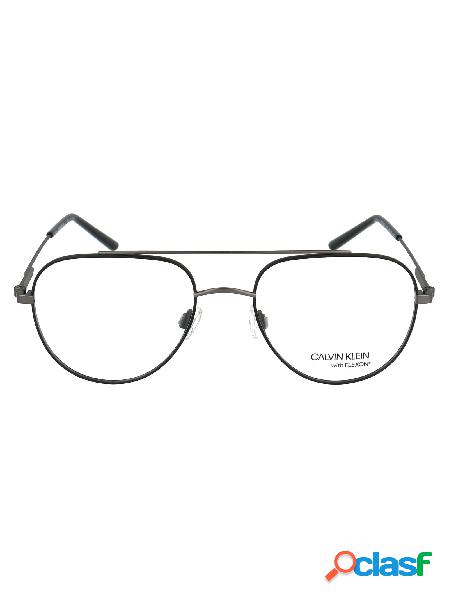 CALVIN KLEIN OCCHIALI UOMO CK19145F001 METALLO NERO