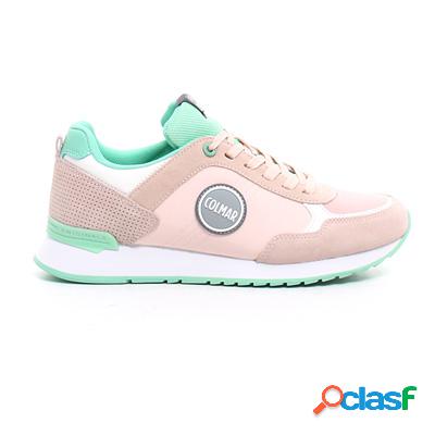 COLMAR Travis Colors sneaker - rosa chiaro verde