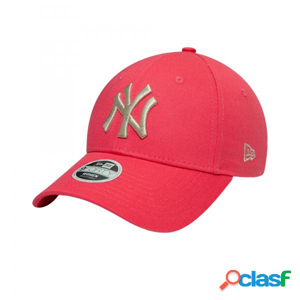 Cappellino rosa 9Forty Logo Yankees New Era Berretti
