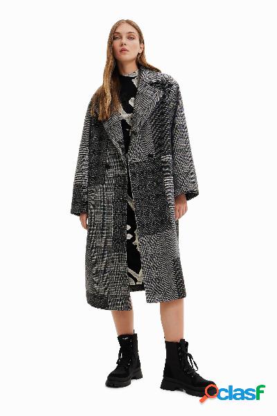 Cappotto lungo patchwork