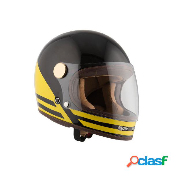 Casco moto integrale By City Roadster II nero/giallo