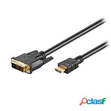 Cavo Goobay HDMI / DVI-D - Placcato in oro - 1,5 m