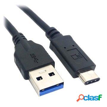 Cavo USB 3.0 / USB 3.1 di tipo C U3-199 - Nero