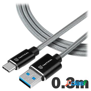 Cavo di ricarica tattico Fast Rope - USB-A/USB-C - 0,3 m