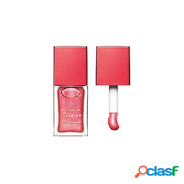 Clarins olio labbra lip comfort oil shimmer 05 rosy pink