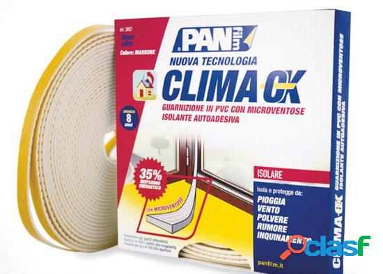 Clima Ok guarnizione mm 9X6 mt BIANCO. Ottimo per isolare