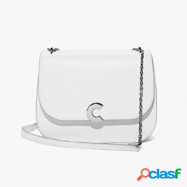 Coccinelle borsa craquante - blanche