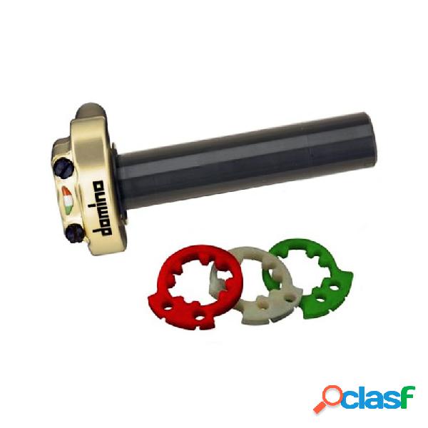 Comando gas 22mm bicavo desmo Tommaselli XM2 oro