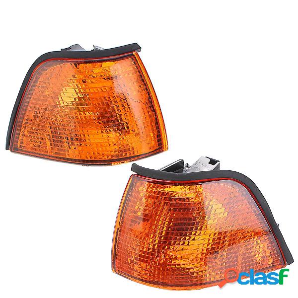 Coppia copri luci laterali Ambra copertura per BMW E36