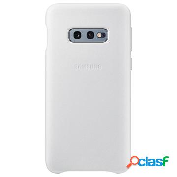 Cover in pelle Samsung Galaxy S10e EF-VG970LWEGWW - bianca