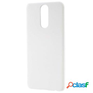 Cover in plastica gommata per Huawei Mate 10 Lite - bianca