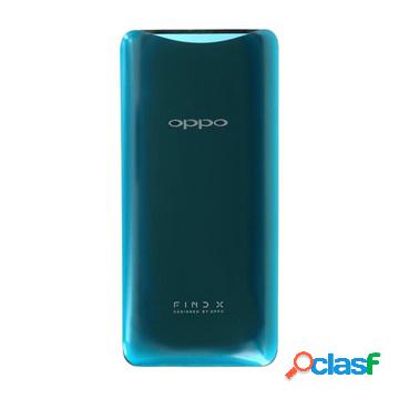 Cover posteriore di Oppo Find X - blu