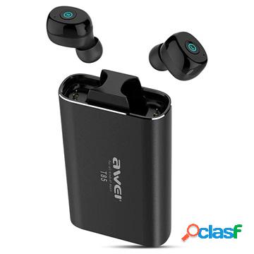 Cuffie Bluetooth In-Ear Awei T85 TWS - Nere