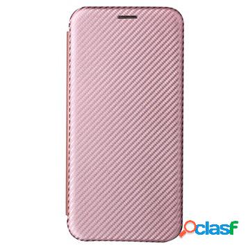 Custodia Flip per Samsung Galaxy S22+ 5G - Fibra di carbonio