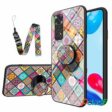 Custodia Ibrida Xiaomi Redmi Note 11/11S Motivo Scacchi -