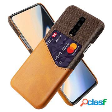 Custodia KSQ OnePlus 7 Pro con tasca per carte - CaffÃ¨