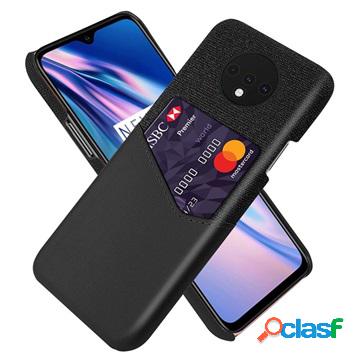 Custodia KSQ OnePlus 7T con tasca per carte - nera