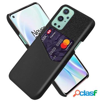 Custodia KSQ OnePlus 9 Pro con tasca per carte - Nera