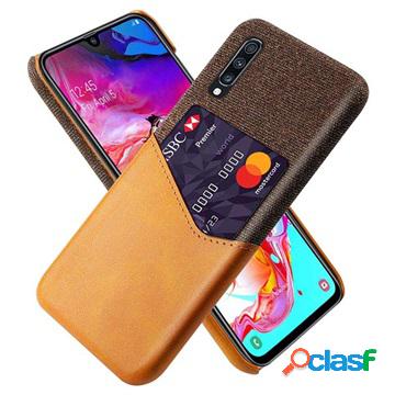 Custodia KSQ per Samsung Galaxy A70 con tasca per carte -