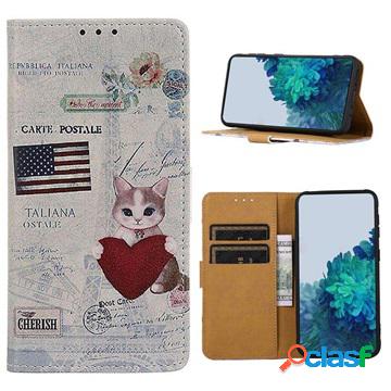 Custodia Portafoglio Serie Glam Huawei Nova 10 Pro - Cat