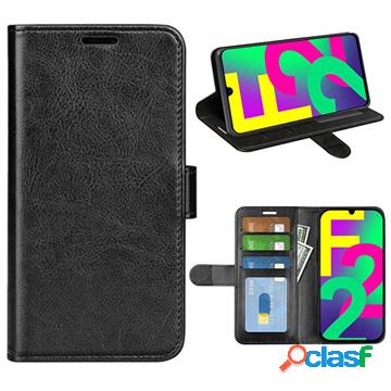 Custodia a Portafoglio per Samsung Galaxy F22 con Chiusura