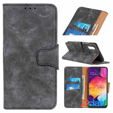 Custodia a portafoglio per Samsung Galaxy A50 serie vintage