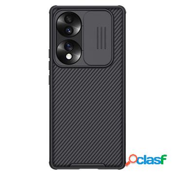 Custodia ibrida Nillkin CamShield Pro Honor 70 - nera