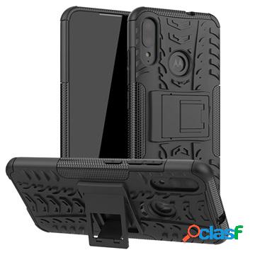 Custodia ibrida antiscivolo per Motorola Moto E6 Plus con