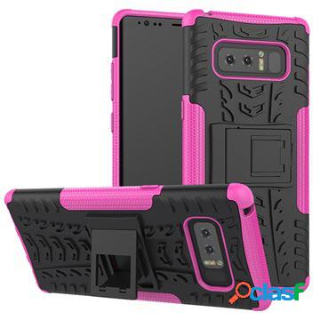 Custodia ibrida antiscivolo per Samsung Galaxy Note8 - rosa