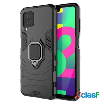 Custodia ibrida per Samsung Galaxy F22 con supporto ad