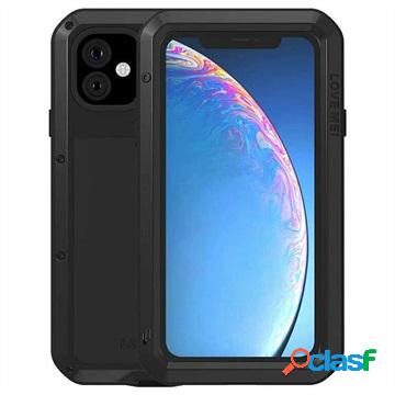 Custodia ibrida per iPhone 11 Love Mei Powerful - nera