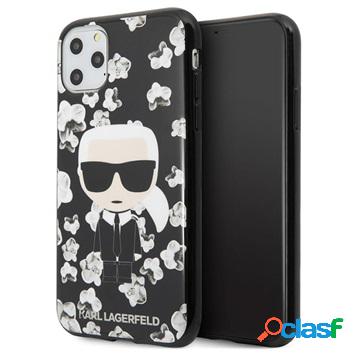 Custodia in TPU Karl Lagerfeld Flower per iPhone 11 Pro -