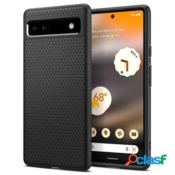 Custodia in TPU Spigen Liquid Air per Google Pixel 6a - nera