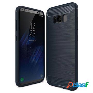 Custodia in TPU spazzolato per Samsung Galaxy S8 - Fibra di