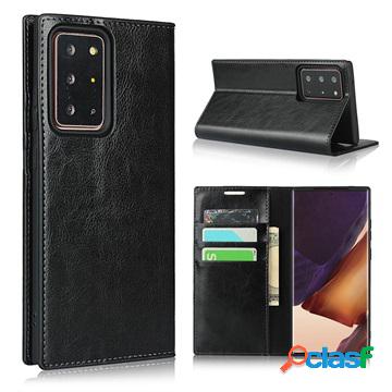 Custodia in pelle a portafoglio per Samsung Galaxy Note20