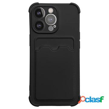 Custodia in silicone per iPhone 13 Pro Max serie Card Armor