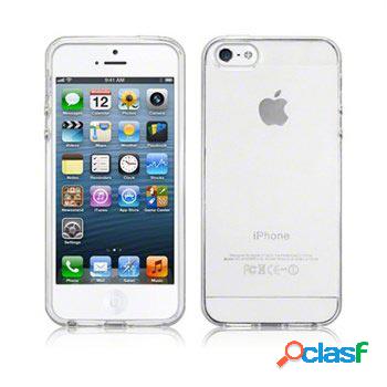 Custodia in silicone per iPhone 5 / 5S / SE - bianco gelo